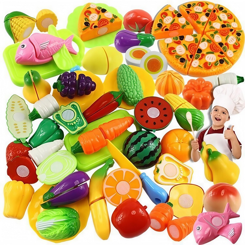 Children Play House Toy Fruits - Baby Food Vegetables review and price
