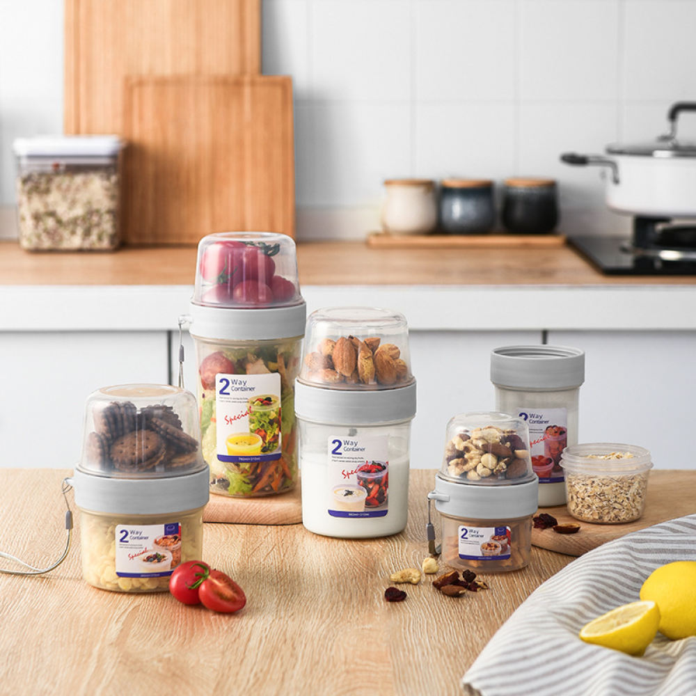 Portable Double Layer Food Con - Baby Food Jars With Lids review and price