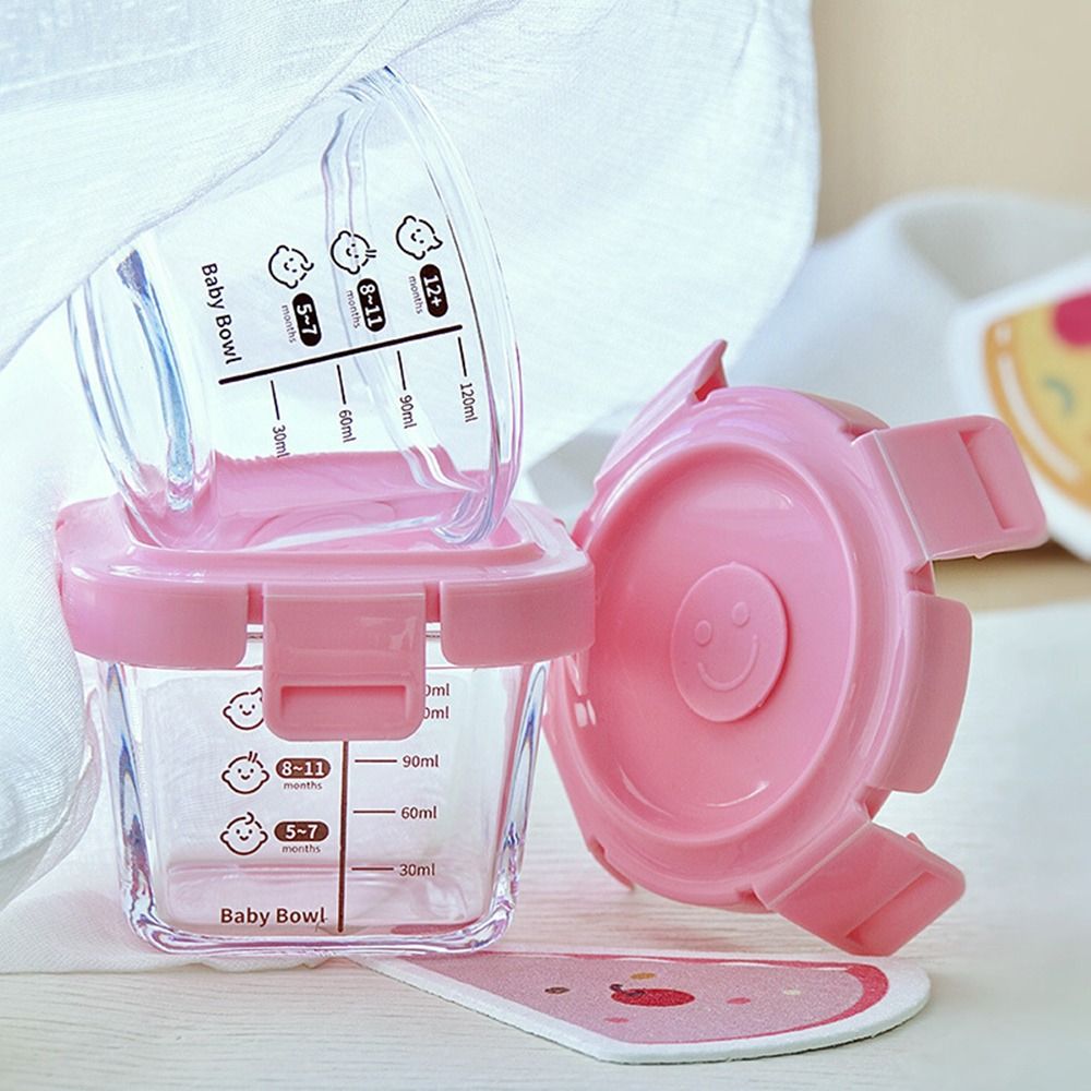 Glass Food Storage Box New 170 - Baby Food Jars With Lids review and price