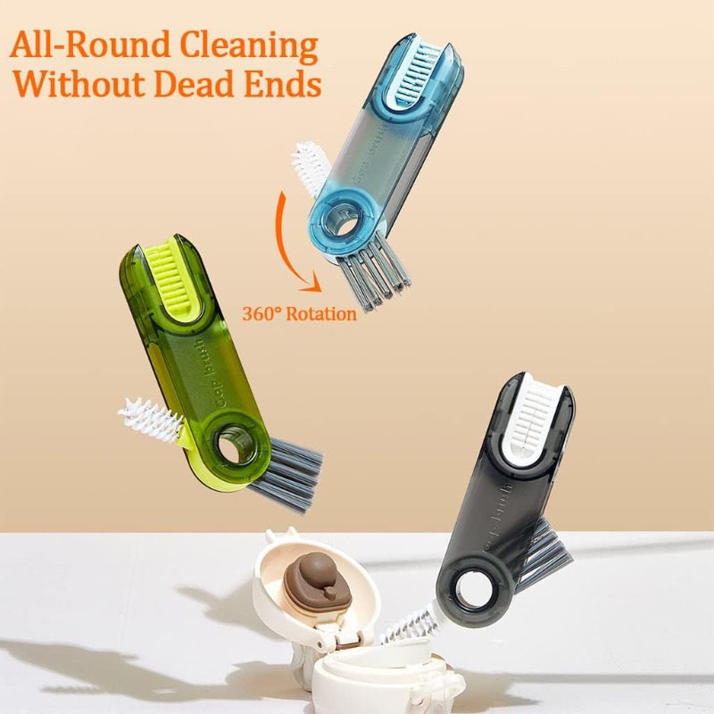 3Pcs 3 in 1 Mini Cup Lid Clean - Baby Food Jars With Lids review and price